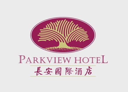 长安国际酒店标志设计