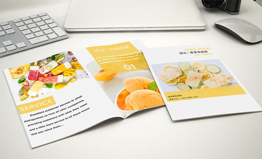 西式美食画册设计_美食宣传册设计制作-东莞天娇广告公司