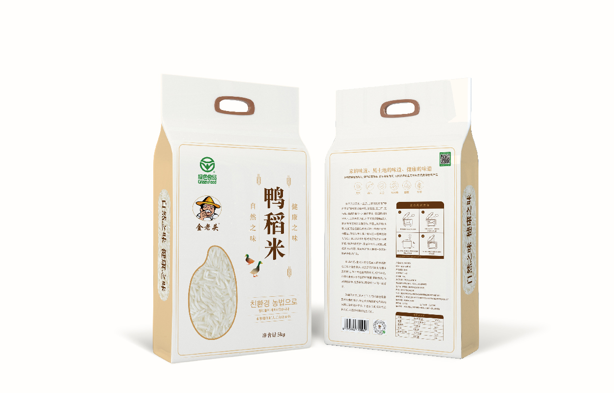 农产品包装设计_鸭稻米包装设计案例--产品包装提升品牌价值